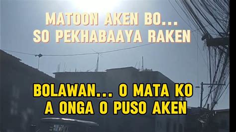 Maranao Song: Bae a bilangatao .